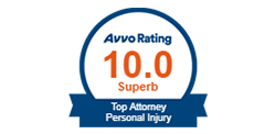 Avvo Rating 10.0 Superb | Top Attorney Personal Injury